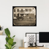 馬とカートのダゲレオタイプ1853 ポスター (ホームオフィス)