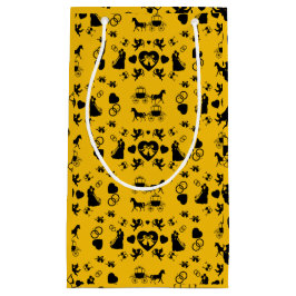 馬とカートのロマン結婚ティック スモールペーパーバッグ