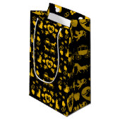 馬とカートのロマン結婚ティック スモールペーパーバッグ (正面アングル)