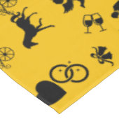 馬とカートのロマン結婚ティック テーブルクロス (アングル)