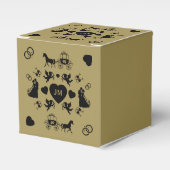 馬とカートのロマン結婚ティック フェイバーボックス (正面サイド)