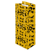 馬とカートのロマン結婚ティック ワインギフトバッグ (裏面アングル)