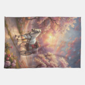 馬とカート キッチンタオル (横)