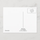 馬とキャリッジ日付はがきを保存 案内ポストカード (裏面)