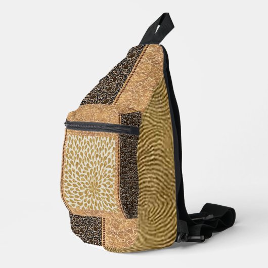 "馬とコンテンポラリー乳母車スタイル"カットソーバッグ スリングバッグ (右コーナー)