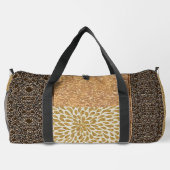 "馬とコンテンポラリー乳母車スタイル"カットソーバッグ ダッフルバッグ (裏面)