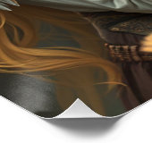 馬とコンパニオンのファンタジーアート ポスター (コーナー)