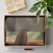 馬とコンパニオンのファンタジー 薄葉紙 (ギフト)