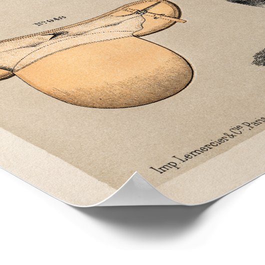 馬とサドル ポスター (角)