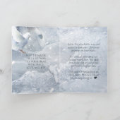 馬とドーブオンアイスパーソナライズされた- all-over-decor シーズンカード (内部)