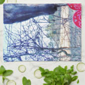 馬とハート キッチンタオル (折り畳み)