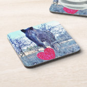 馬とハート コースター (左側)