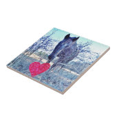 馬とハート タイル (側面)