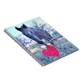 馬とハート ノートブック (右側)