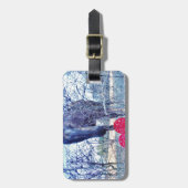 馬とハート ラゲッジタグ (正面縦)