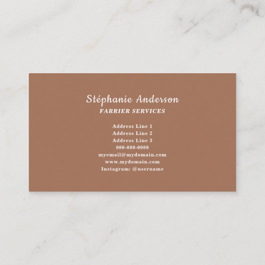 馬とファリア 名刺 (裏面)