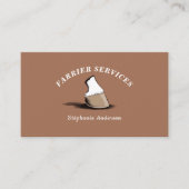 馬とファリア 名刺 (正面)