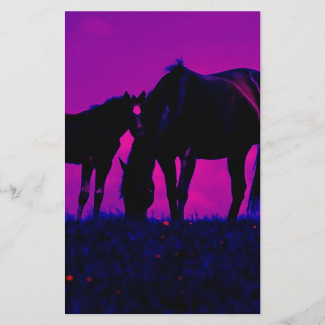 馬とフィリー (正面)