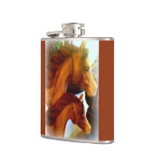 馬とポニーフラスコ フラスク (左)