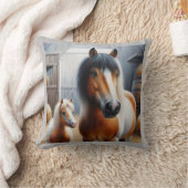 馬とポニー0 クッション (ブランケット)