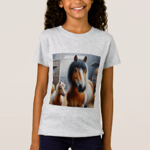 馬とポニー Tシャツ
