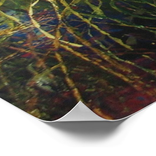 馬とポピー ポスター (角)