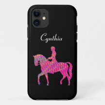 馬とライダーの絵を描(ばちゃばちゃ)跳ねる