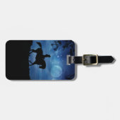 馬とライダーの荷物タグ ラゲッジタグ (正面横)