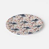 馬とライダー紙プレート馬術フォーク芸術 ペーパープレート (アングル)