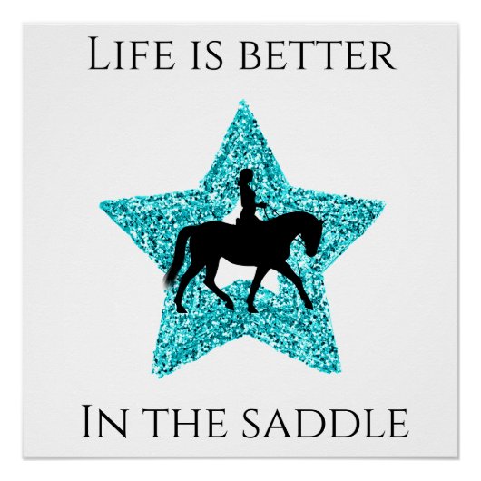 馬とライダー – 人生はサドルでより良い ポスター (正面)