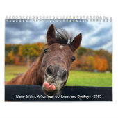 馬とロバのカレンダー2025 カレンダー (カバー)