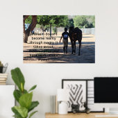 馬と乗り手がエヴェ ポスター (ホームオフィス)