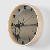 馬と乗り手 壁時計 (傾斜)