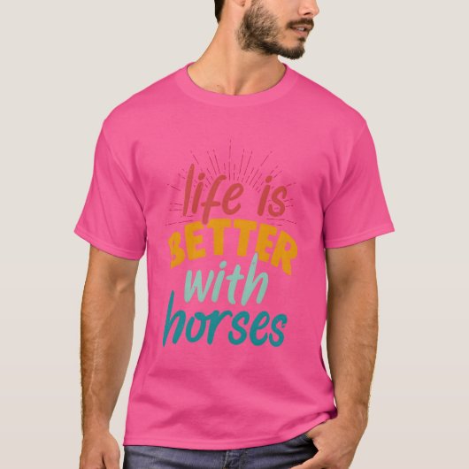 馬と共に生きる喜び 馬術をする女性 g tシャツ (正面)