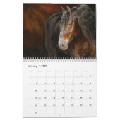 馬と動物のアート2023カレンカスタマイズダ カレンダー (1月 2027)