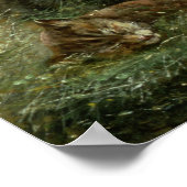 馬と子猫， 1890 ポスター (角)