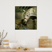 馬と子猫， 1890 ポスター (キッチン)