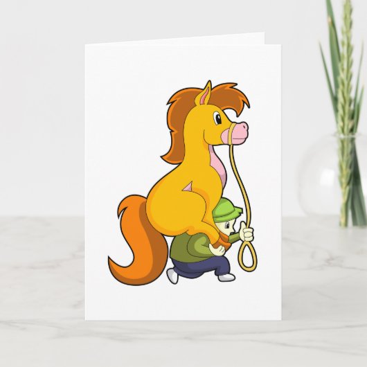 馬と少年.PNG カード (正面)