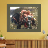 馬と恋人 – キャンバスプリント (インサイチュ (リビング))