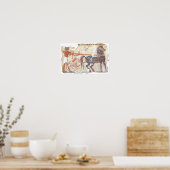 馬と戦車 ポスター (キッチン)