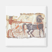 馬と戦車 マグネット (正面)