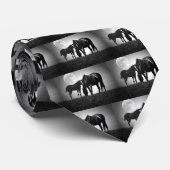 馬と月 ネクタイ (ロール)