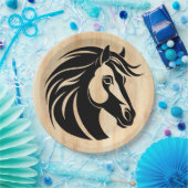 馬と木の愛 ペーパープレート (パーティー)