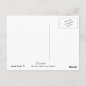 馬と柳～ ポストカード (裏面)