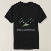 馬と森の中に私は心を緩める方法に行く Tシャツ (デザイン正面)