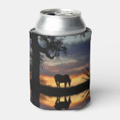 馬と水 缶クーラー (缶正面)