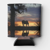 馬と水 缶クーラー (正面)