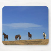 馬と空 マウスパッド (正面)