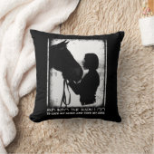 馬と納屋へ行くと気が狂う クッション (ブランケット)