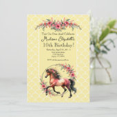 馬と花 招待状 (スタンド正面)